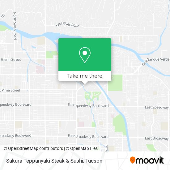 Mapa de Sakura Teppanyaki Steak & Sushi