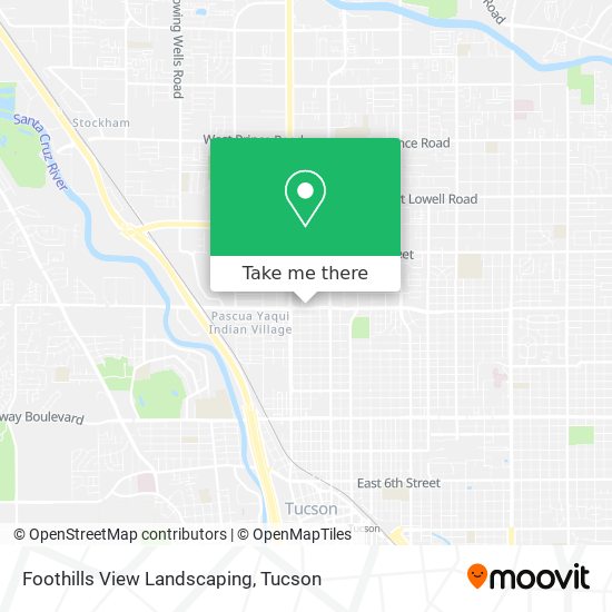 Foothills View Landscaping map