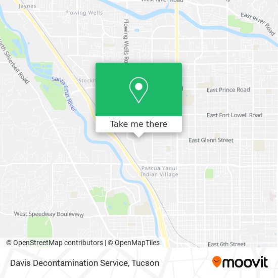 Davis Decontamination Service map