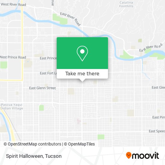 Mapa de Spirit Halloween