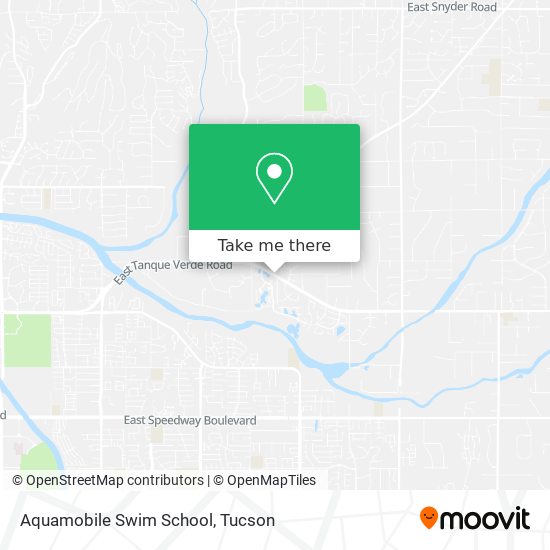Aquamobile Swim School map