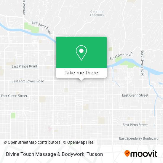 Divine Touch Massage & Bodywork map