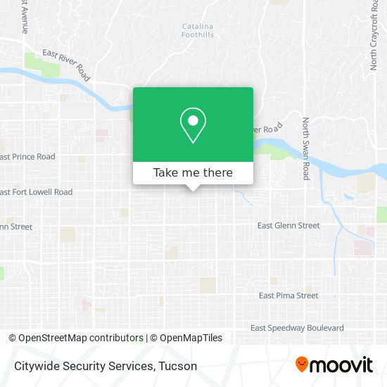 Mapa de Citywide Security Services