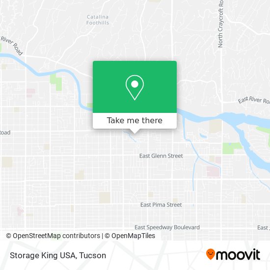Mapa de Storage King USA