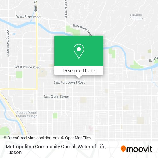 Mapa de Metropolitan Community Church Water of Life