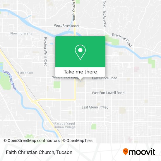 Faith Christian Church map