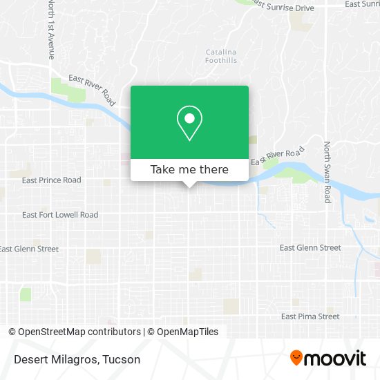 Desert Hills Az Map How To Get To Desert Milagros In Tucson By Bus?