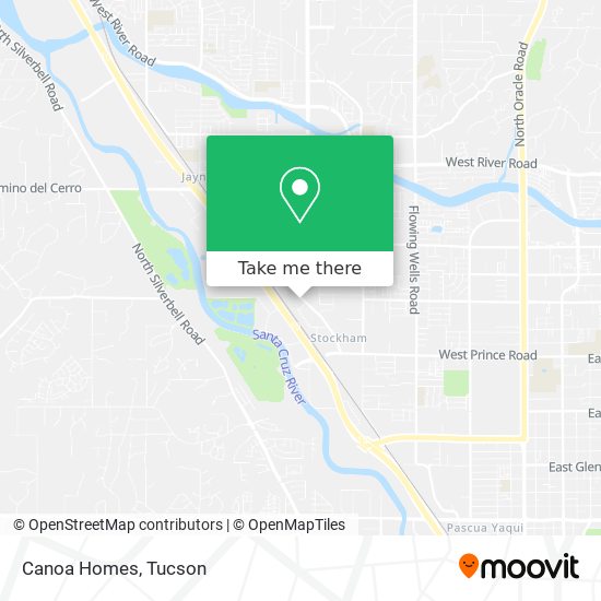 Canoa Homes map