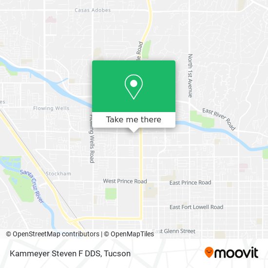 Kammeyer Steven F DDS map