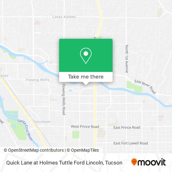 Mapa de Quick Lane at Holmes Tuttle Ford Lincoln