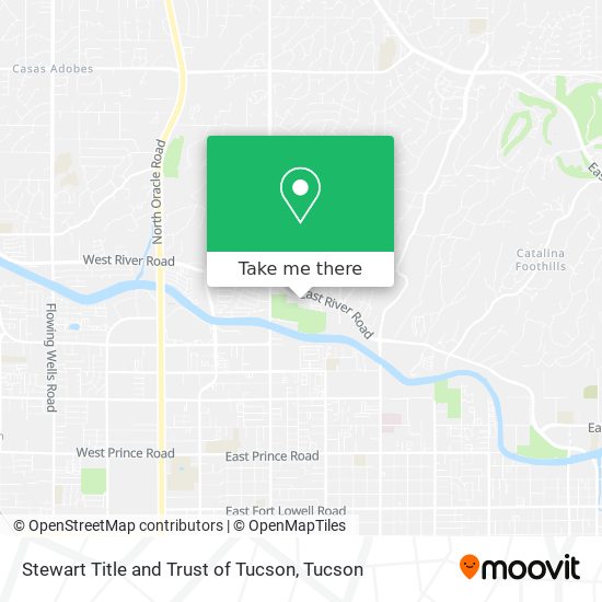 Mapa de Stewart Title and Trust of Tucson