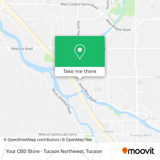 Your CBD Store - Tucson Northwest map