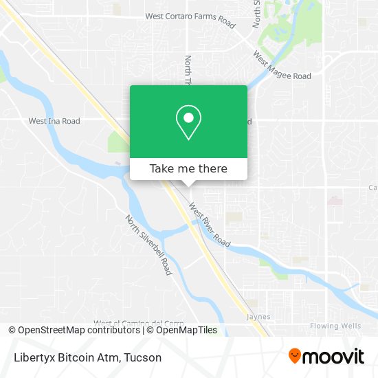 Mapa de Libertyx Bitcoin Atm