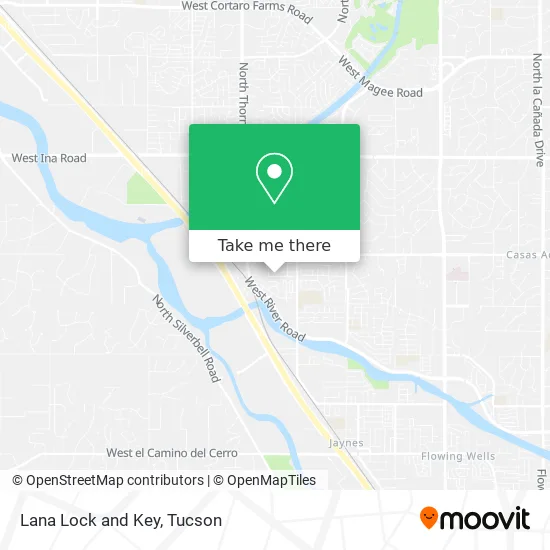 Lana Lock and Key map