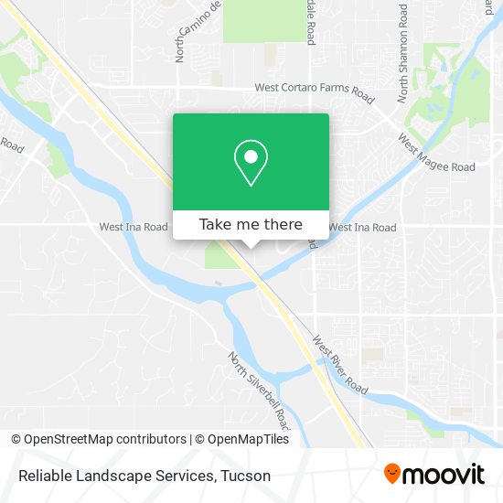 Reliable Landscape Services map