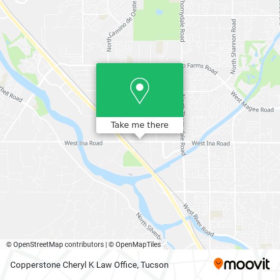 Mapa de Copperstone Cheryl K Law Office