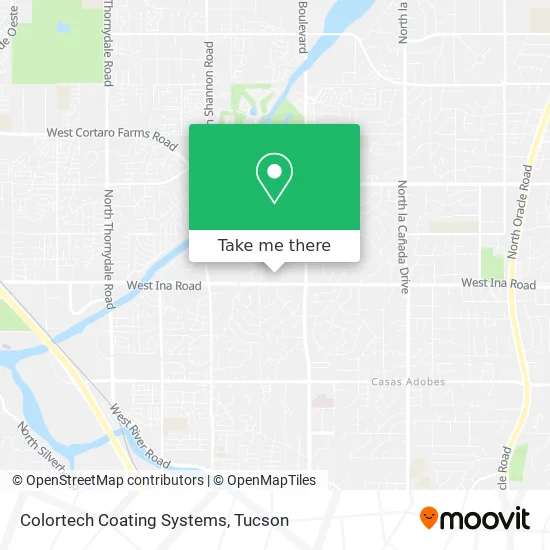 Colortech Coating Systems map