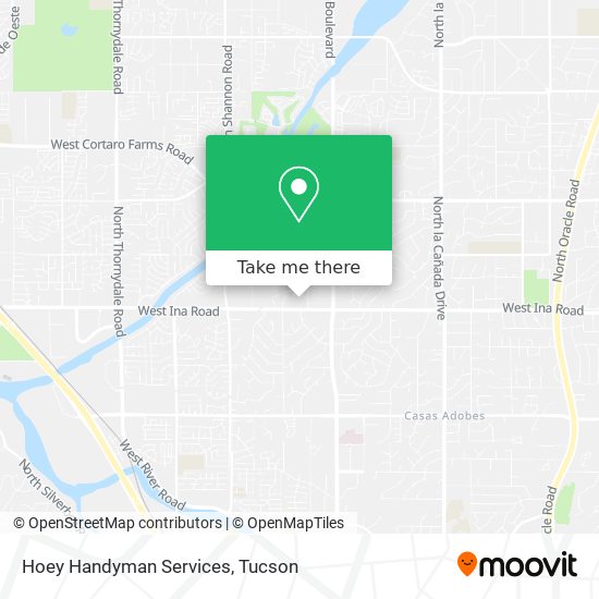 Hoey Handyman Services map
