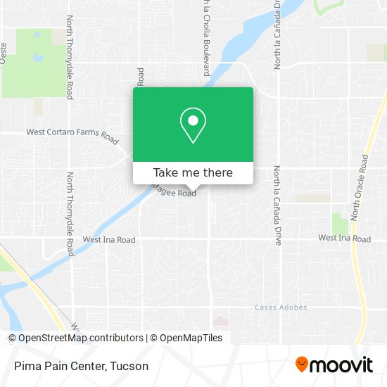 Mapa de Pima Pain Center