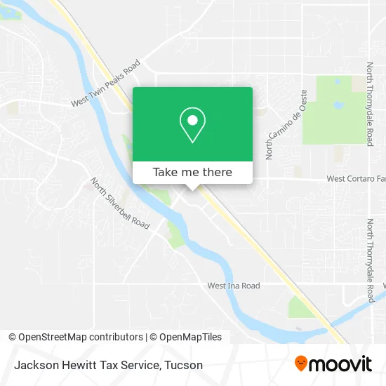 Jackson Hewitt Tax Service map