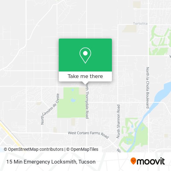 15 Min Emergency Locksmith map