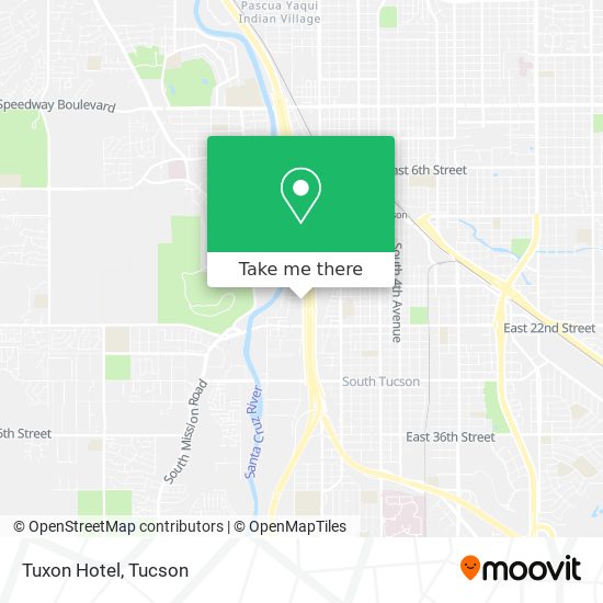 Mapa de Tuxon Hotel