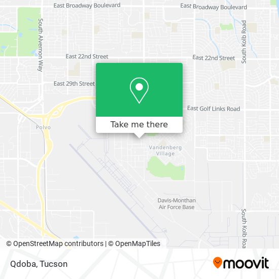 Qdoba map