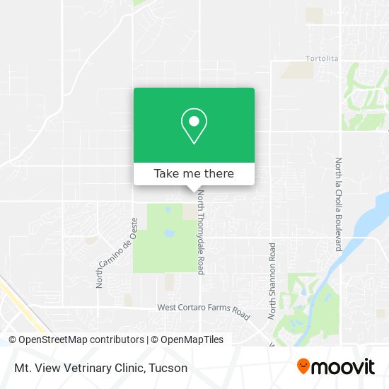Mt. View Vetrinary Clinic map