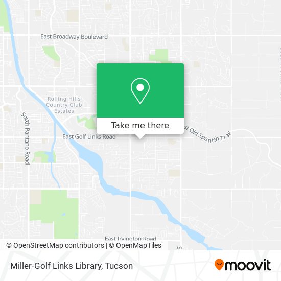 Miller-Golf Links Library map