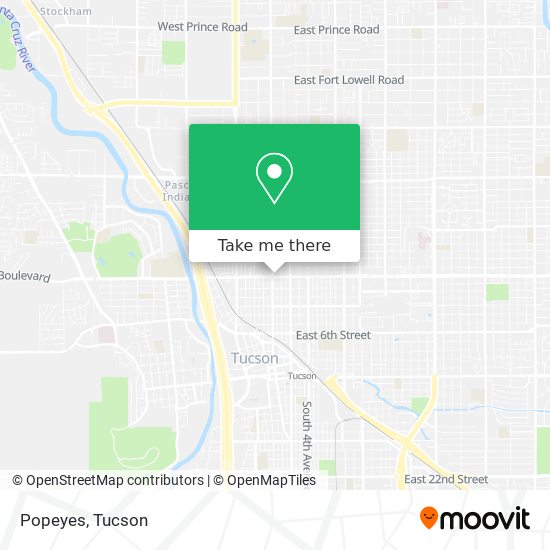 Popeyes map