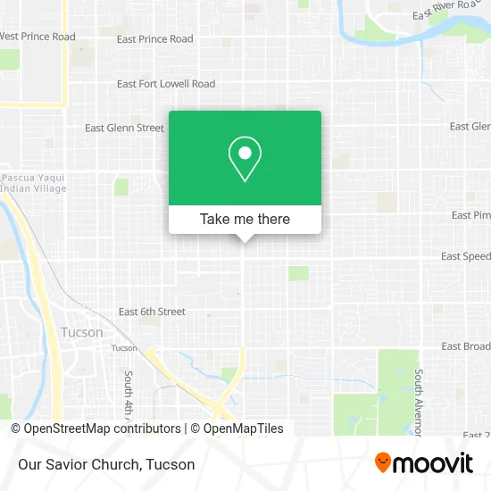 Our Savior Church map