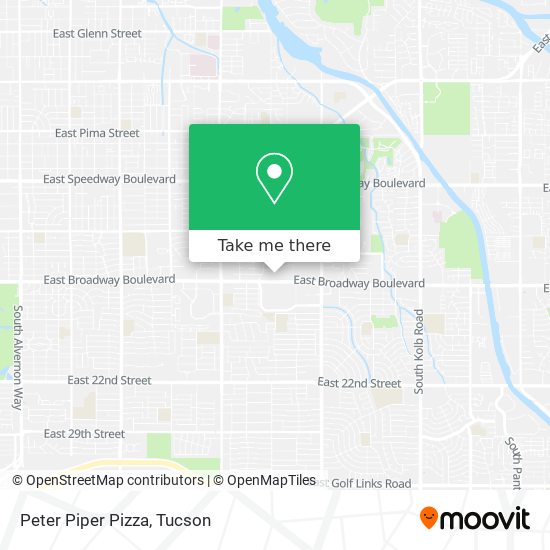 Mapa de Peter Piper Pizza