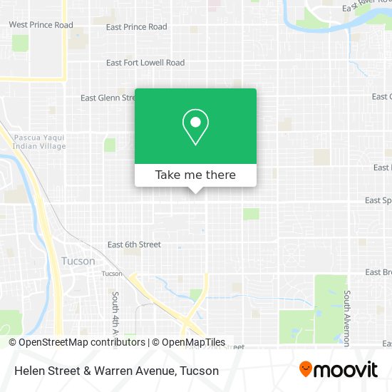 Helen Street & Warren Avenue map