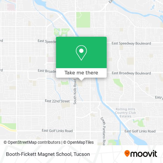 Booth-Fickett Magnet School map