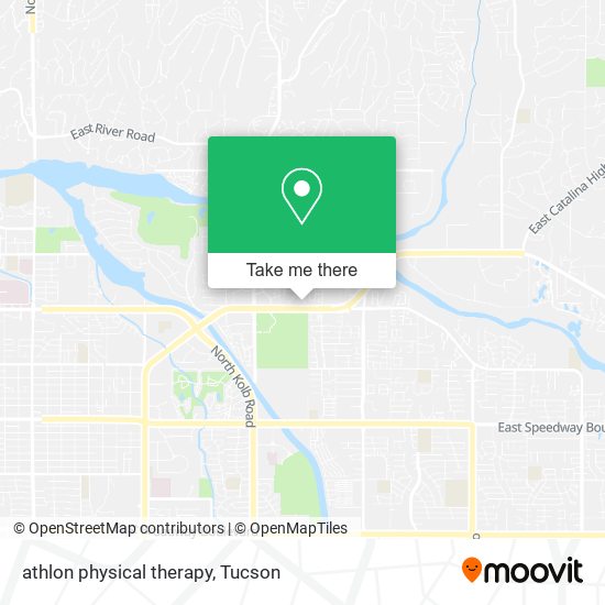 Mapa de athlon physical therapy