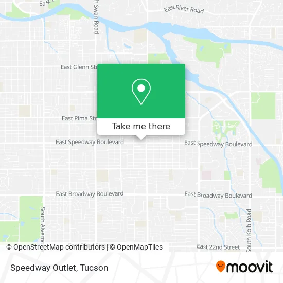 Speedway Outlet map