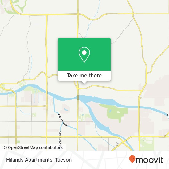 Hilands Apartments map