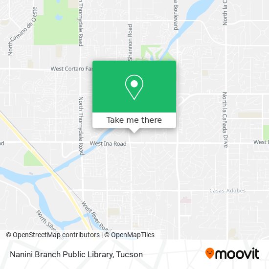 Nanini Branch Public Library map