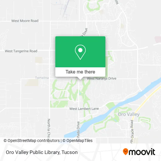 Oro Valley Public Library map