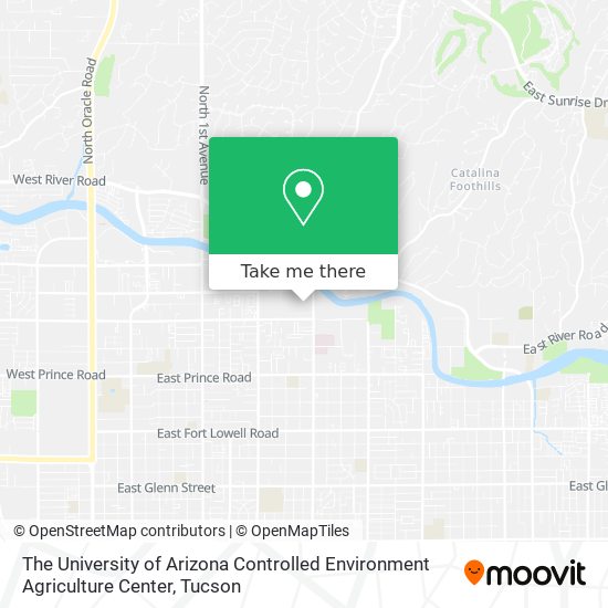 The University of Arizona Controlled Environment Agriculture Center map