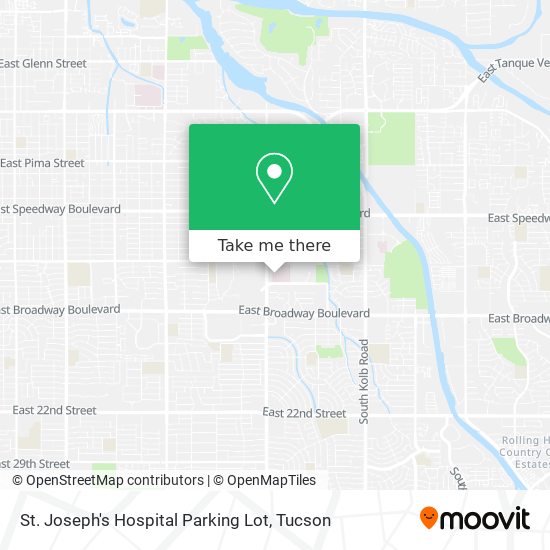 St. Joseph's Hospital Parking Lot map