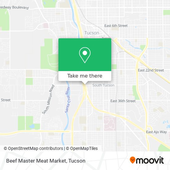 Mapa de Beef Master Meat Market