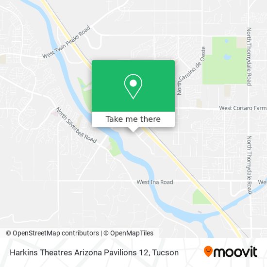 Harkins Theatres Arizona Pavilions 12 map
