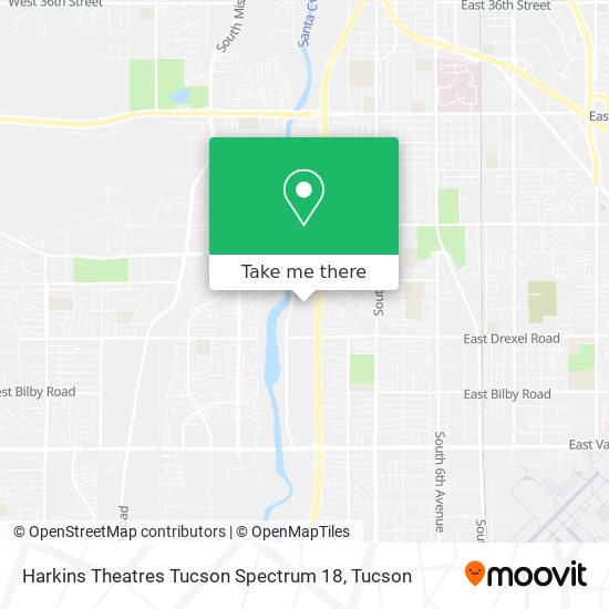 Harkins Theatres Tucson Spectrum 18 map