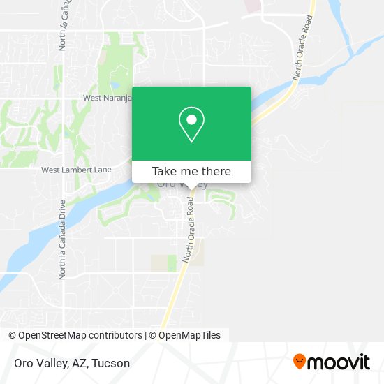 Oro Valley, AZ map