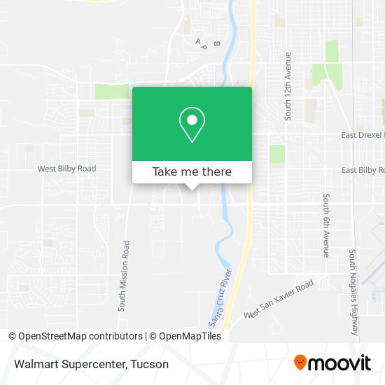 Mapa de Walmart Supercenter