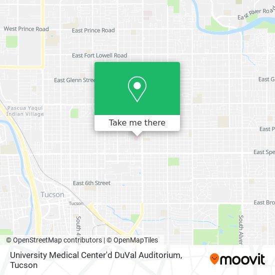 Mapa de University Medical Center'd DuVal Auditorium