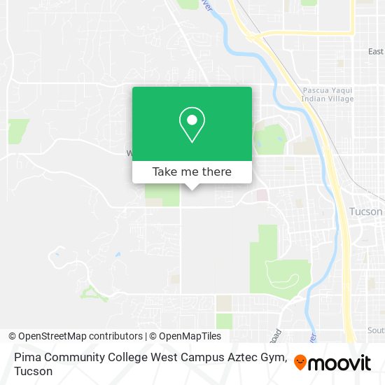 Mapa de Pima Community College West Campus Aztec Gym