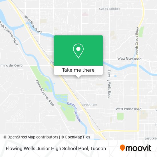 Mapa de Flowing Wells Junior High School Pool