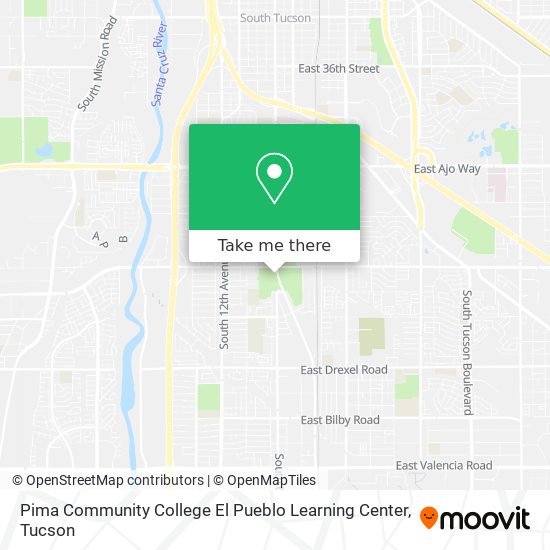 Pima Community College El Pueblo Learning Center map